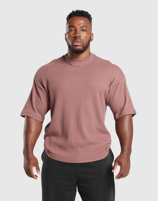 WAFFLE OVERSIZED T-SHIRT