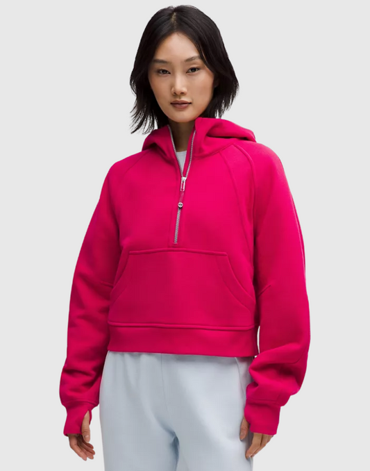 SCUBA OVERSIZED HALF-ZIP HOODIE